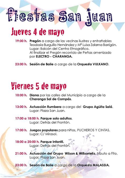 arroyo de la encomienda fiestas|Programa completo de las Fiestas de La Flecha 2024